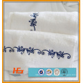 Best Quality Embroidery 21S Snow White Cotton Barh Towel